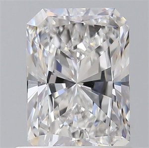 Picture of Natural Diamond 0.90 Carats, Radiant with  Cut, E Color, VS1 Clarity and Certified by GIA