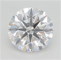 Lab Grown Diamond 3.06 Carats, Round with Excellent Cut, D Color, VVS1 Clarity and Certified by GIA