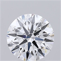 Del inventario de diamantes de laboratorio, 2.09 quilates, Redondo , Color D, claridad IF y certificado IGI