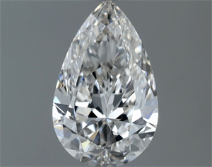 Picture of Natural Diamond 0.73 Carats, Pear with  Cut, I Color, VVS1 Clarity and Certified by GIA