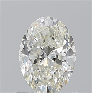 Picture of Natural Diamond 1.01 Carats, Oval with  Cut, J Color, VVS2 Clarity and Certified by GIA