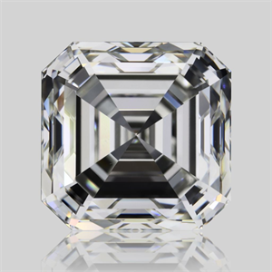 Picture of Natural Diamond 3.03 Carats, Asscher with  Cut, I Color, VS1 Clarity and Certified by GIA
