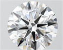 Lab Grown Diamond 5.70 Carats, Round with Ideal Cut, E Color, VVS1 Clarity and Certified by IGI