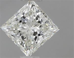 Picture of Natural Diamond 0.81 Carats, Princess with  Cut, I Color, VVS2 Clarity and Certified by IGI