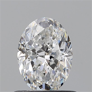 Picture of Natural Diamond 0.60 Carats, Oval with  Cut, E Color, SI1 Clarity and Certified by GIA