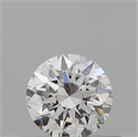Diamante Natural 0.40 quilates, Redondo , Color D, claridad VVS2 y certificado GIA