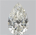 Natural Diamond 1.00 Carats, Pear with  Cut, H Color, SI2 Clarity and Certified by GIA