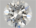 Natural Diamond 0.85 Carats, Round with Excellent Cut, E Color, IF Clarity and Certified by GIA
