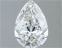 Natural Diamond 1.20 Carats, Pear with  Cut, G Color, VVS2 Clarity and Certified by GIA
