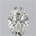 Natural Diamond 1.20 Carats, Oval with  Cut, G Color, VS1 Clarity and Certified by GIA