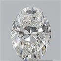 Diamante Natural 0.76 quilates, Ovalado , Color G, claridad VS2 y certificado GIA
