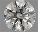 Natural Diamond 1.50 Carats, Round with Excellent Cut, G Color, VVS2 Clarity and Certified by HRD