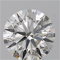 Diamante Natural 0.43 quilates, Redondo , Color J, claridad VVS1 y certificado GIA