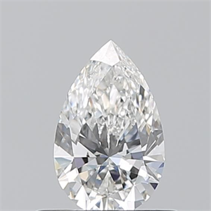 Picture of Natural Diamond 0.50 Carats, Pear with  Cut, F Color, VVS1 Clarity and Certified by GIA