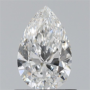 Picture of Natural Diamond 0.70 Carats, Pear with  Cut, E Color, VS2 Clarity and Certified by GIA