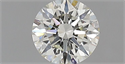 Natural Diamond 0.51 Carats, Round with Excellent Cut, I Color, IF Clarity and Certified by IGI