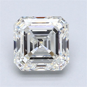 Picture of Natural Diamond 1.91 Carats, Asscher with  Cut, H Color, VS1 Clarity and Certified by GIA