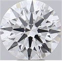 Lab Grown Diamond 6.02 Carats, Round with Excellent Cut, D Color, VS1 Clarity and Certified by GIA