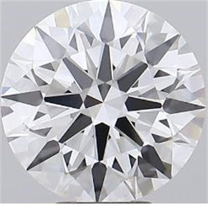 Picture of Lab Grown Diamond 6.02 Carats, Round with Excellent Cut, D Color, VS1 Clarity and Certified by GIA