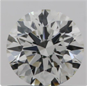 Diamante Natural 0.59 quilates, Redondo , Color I, claridad VVS2 y certificado GIA