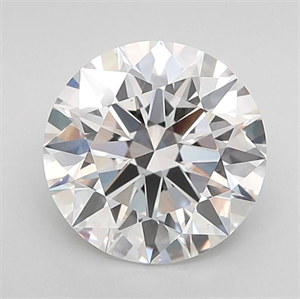 Picture of Lab Grown Diamond 3.08 Carats, Round with Ideal Cut, E Color, VS1 Clarity and Certified by IGI