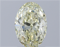 Natural Diamond 1.51 Carats, Oval with  Cut, L Color, SI2 Clarity and Certified by HRD