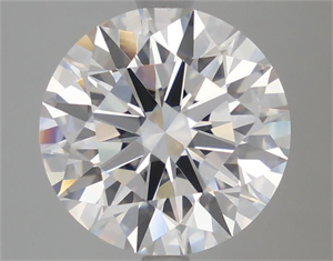 Picture of Lab Grown Diamond 4.05 Carats, Round with Ideal Cut, E Color, VVS2 Clarity and Certified by IGI
