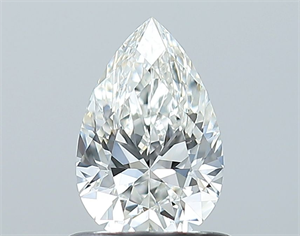 Picture of Natural Diamond 0.71 Carats, Pear with  Cut, G Color, VVS2 Clarity and Certified by GIA