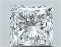Diamante Natural 1.03 quilates, Princesa , Color E, claridad VS2 y certificado GIA