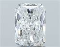 Diamante Natural 1.56 quilates, Radiante , Color F, claridad SI2 y certificado GIA