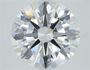 Picture of Lab Grown Diamond 4.38 Carats, Round with Excellent Cut, E Color, VVS2 Clarity and Certified by GIA