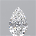 Natural Diamond 0.51 Carats, Pear with  Cut, F Color, VS2 Clarity and Certified by GIA