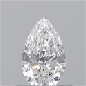 Diamante Natural 0.51 quilates, De pera , Color F, claridad VS2 y certificado GIA