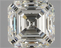 Natural Diamond 1.73 Carats, Asscher with  Cut, I Color, VS1 Clarity and Certified by GIA