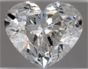 Natural Diamond 1.01 Carats, Heart with  Cut, E Color, SI2 Clarity and Certified by HRD