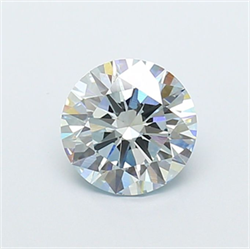 Picture of Lab Grown Diamond 1.66 Carats, Round with Ideal Cut, Fancy Light Blue Color, VS1 Clarity and Certified by IGI