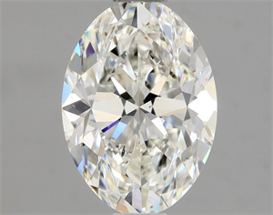 Foto Diamante Natural 1.00 quilates, Ovalado , Color H, claridad SI1 y certificado GIA de