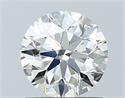 Diamante Natural 0.80 quilates, Redondo , Color J, claridad VVS1 y certificado GIA