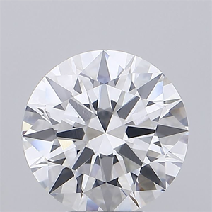 Picture of Lab Grown Diamond 5.55 Carats, Round with Ideal Cut, E Color, VVS1 Clarity and Certified by IGI