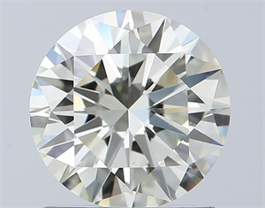Picture of Natural Diamond 1.14 Carats, Round with Excellent Cut, J Color, VS2 Clarity and Certified by IGI