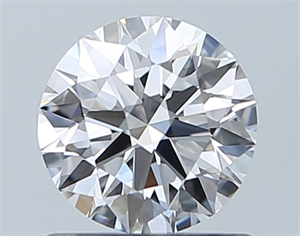 Picture of Natural Diamond 0.75 Carats, Round with Excellent Cut, D Color, VVS1 Clarity and Certified by GIA