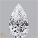 Natural Diamond 0.41 Carats, Pear with  Cut, E Color, SI2 Clarity and Certified by GIA