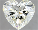 Diamante Natural 4.04 quilates, Corazón , Color K, claridad SI2 y certificado HRD