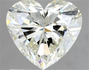 Picture of Natural Diamond 4.04 Carats, Heart with  Cut, K Color, SI2 Clarity and Certified by HRD
