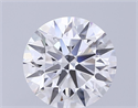 Del inventario de diamantes de laboratorio, 3.26 quilates, Redondo , Color F, claridad VS1 y certificado GIA