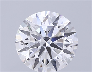 Picture of Lab Grown Diamond 3.26 Carats, Round with Excellent Cut, F Color, VS1 Clarity and Certified by GIA