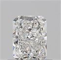 Natural Diamond 0.51 Carats, Radiant with  Cut, H Color, IF Clarity and Certified by GIA