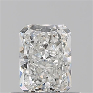 Picture of Natural Diamond 0.51 Carats, Radiant with  Cut, H Color, IF Clarity and Certified by GIA