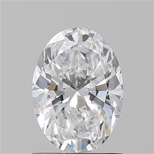 Picture of Natural Diamond 1.20 Carats, Oval with  Cut, D Color, VS2 Clarity and Certified by GIA