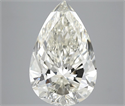 Diamante Natural 5.55 quilates, De pera , Color H, claridad IF y certificado IGI